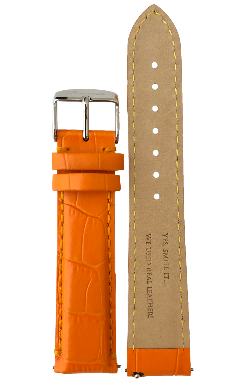 Fromanteel Watches | Croco Orange Strap | S-008