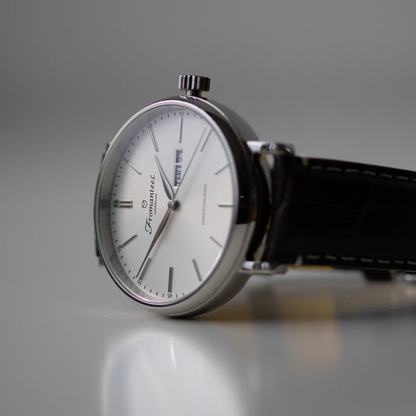 Discovering Fromanteel's Day-Date White Watch: A Tale of Refined Elegance