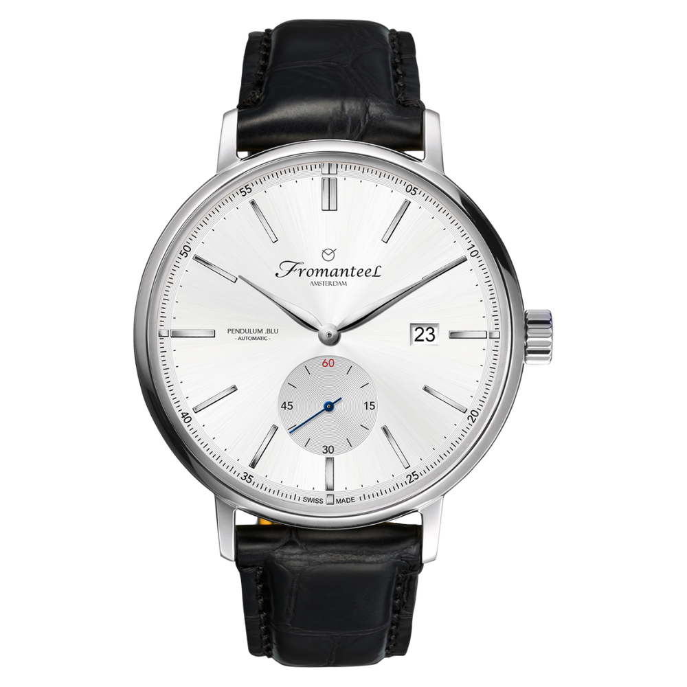 Swiss Made men s Automatic watch White Diameter 42 mm