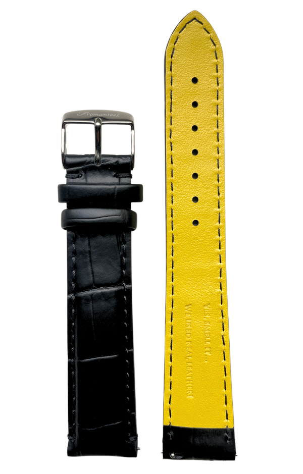 Croco Full Black Strap