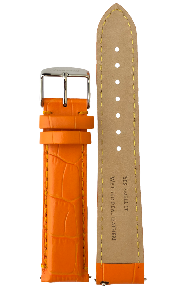 Fromanteel Watches | Croco Orange Strap | S-008