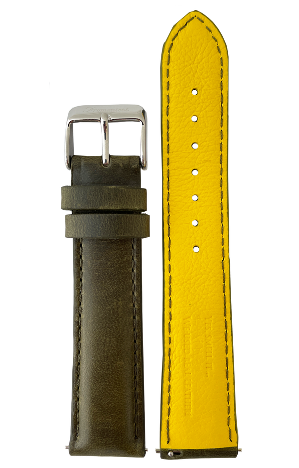 Leather Olive Green Strap