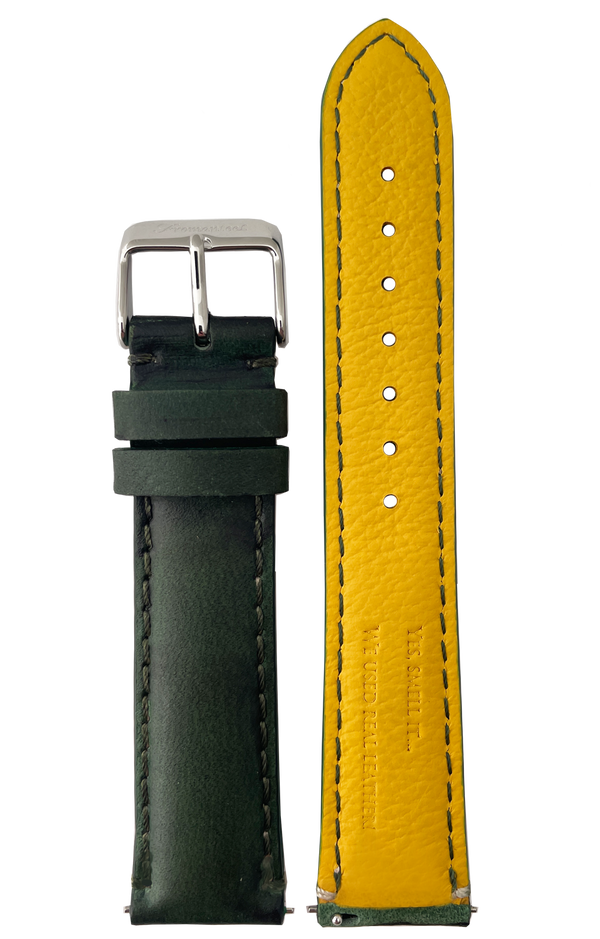 Vintage Forrest Green Strap