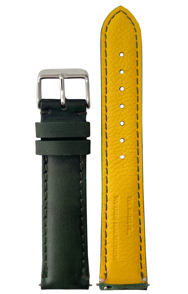 Vintage Forrest Green Strap