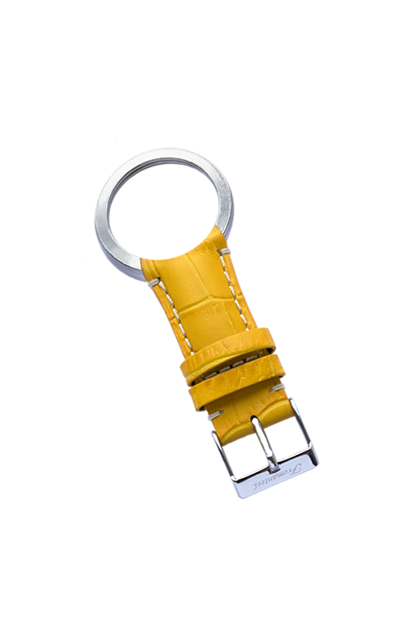 Croco Yellow Keychain